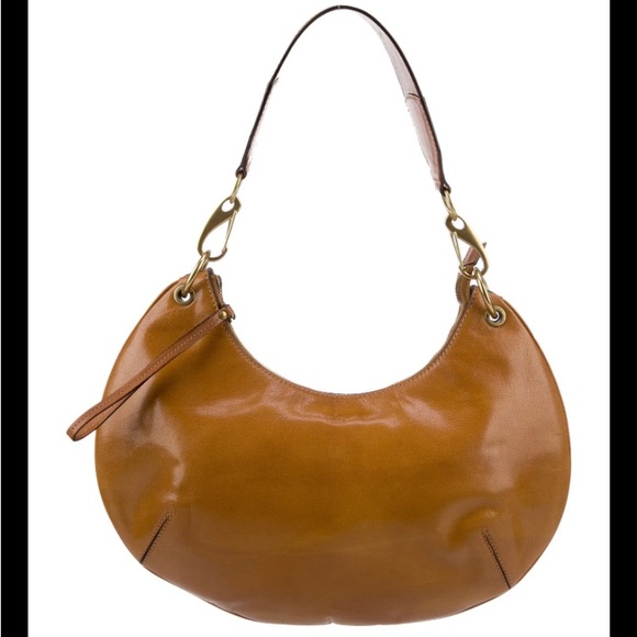 Authentic Vintage Gucci leather crescent hobo shoulder bag - Picture 1 of 12